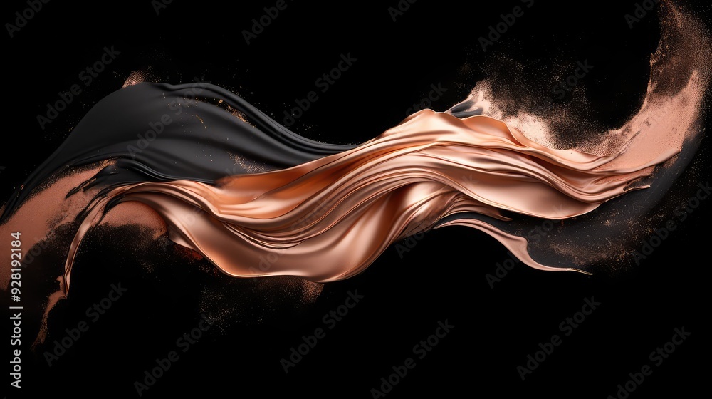 minimalist rose gold brush strokes minimalist rose gold brush strokes