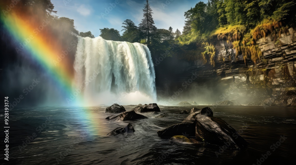 Fototapeta premium fall earth water color