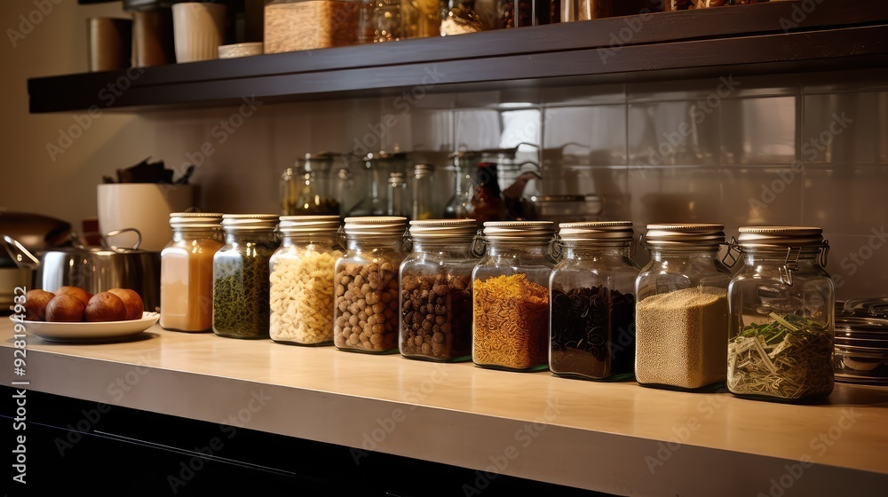 pasta kitchen counter display pasta kitchen counter display
