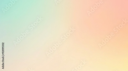 Gradient Background, Pastel Colors, light mint blending with pale peach gradient