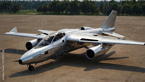airplane on the ground