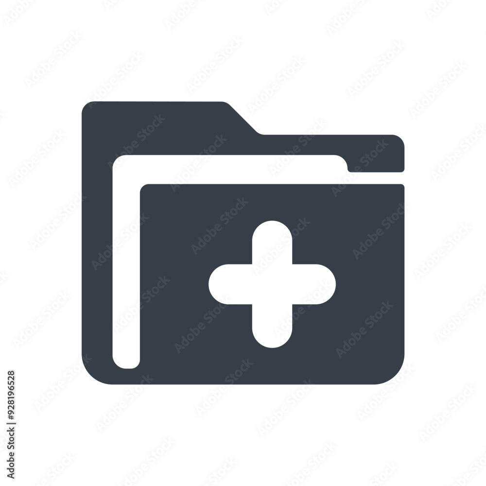 new folder icon design vector template new folder icon design vector template