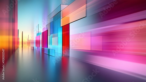 Cityscape Where Different Sounds And Vibrations Are Represented As Visual Effects