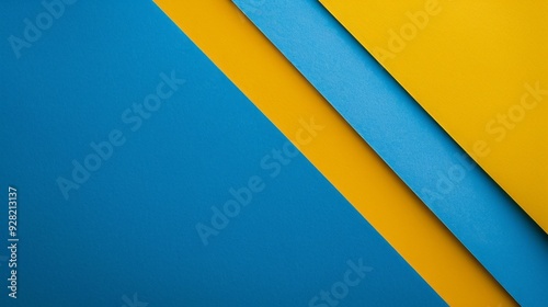 Abstract blue and yellow paper layered background with geometric shapes, modern material design concept for creative graphic projects, web design, and minimalist art Free Download Abstract blue and yellow paper layered background with geometric shapes, modern material design concept for creative graphic projects, web design, and minimalist art - GFXLoad