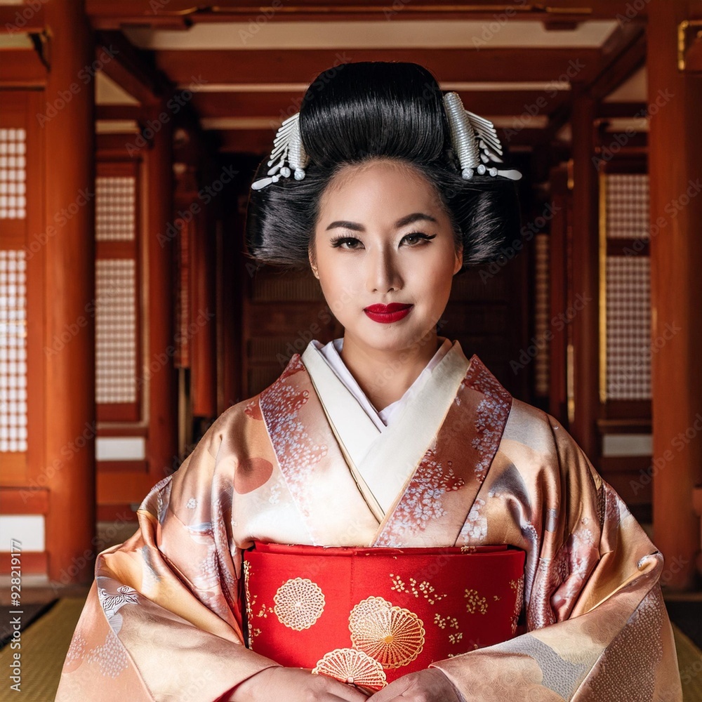 Japanese geisha, AI generated Japanese geisha, AI generated
