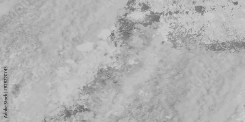 Abstract Black and white old stained grunge grey shades watercolor background. Watercolor white and light gray texture, background. Illustration.