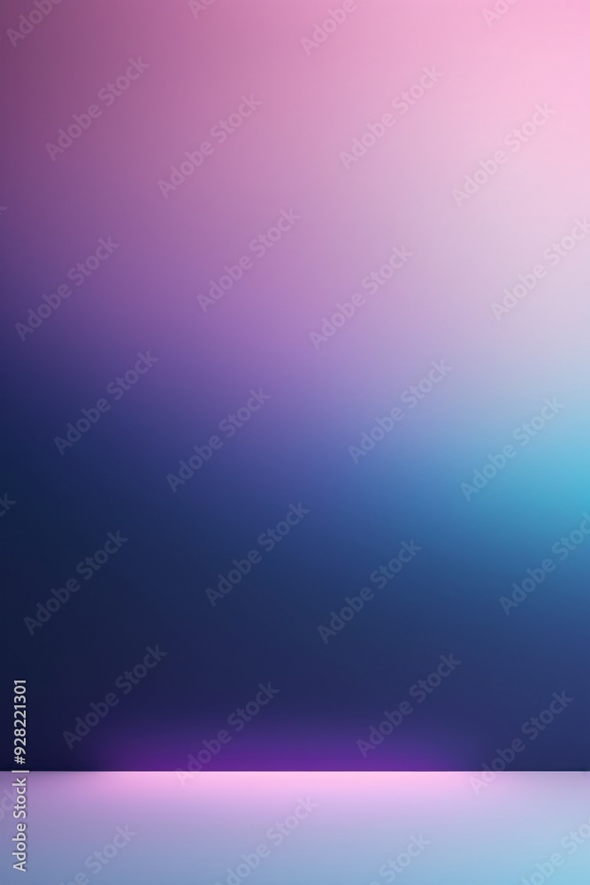 Fototapeta premium Neon Minimalist Gradient Backdrop