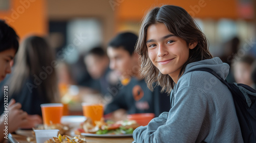 Young Indigenous american kids in school as students