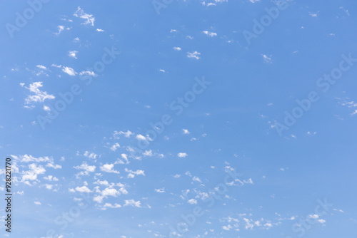 Fototapeta Naklejka Na Ścianę i Meble -  Blue sky with clouds on a summer day