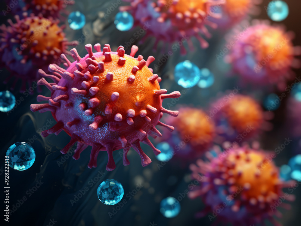 Fototapeta premium Attractive Globe design coronavirus concept