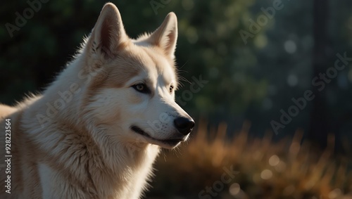 portrait of a wolf