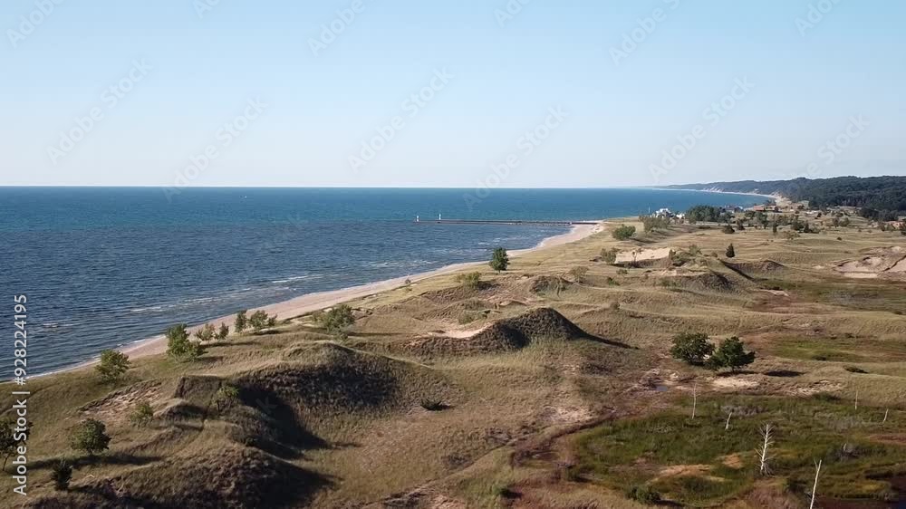 Sand dunes near Lake Michigan Sand dunes near Lake Michigan