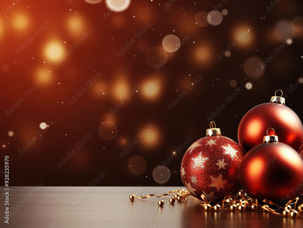 Attractive Realistic merry christmas background Attractive Realistic merry christmas background