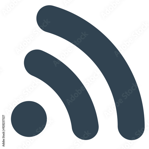 Hotspot mobile icon isolated on white background.
