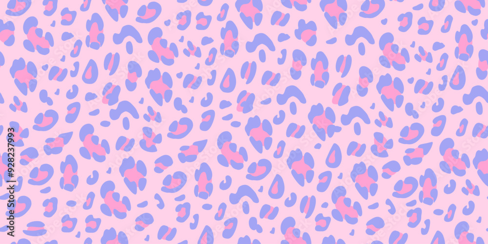 Leopard seamless pattern. Animalistic print for fabric, paper. Vector hand-drawn background. Leopard seamless pattern. Animalistic print for fabric, paper. Vector hand-drawn background.