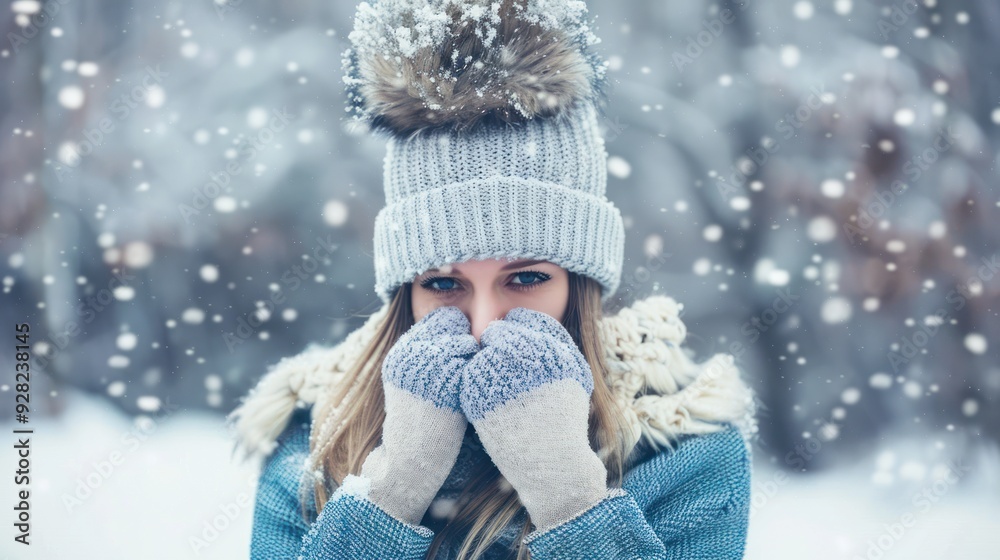 Obraz premium Winter Wonderland Portrait