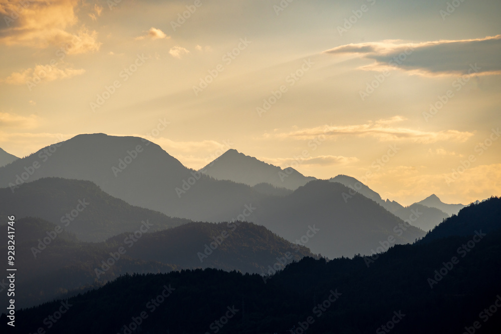 The German Alps by Garmisch-Partenkirchen, in Bavaria The German Alps by Garmisch-Partenkirchen, in Bavaria