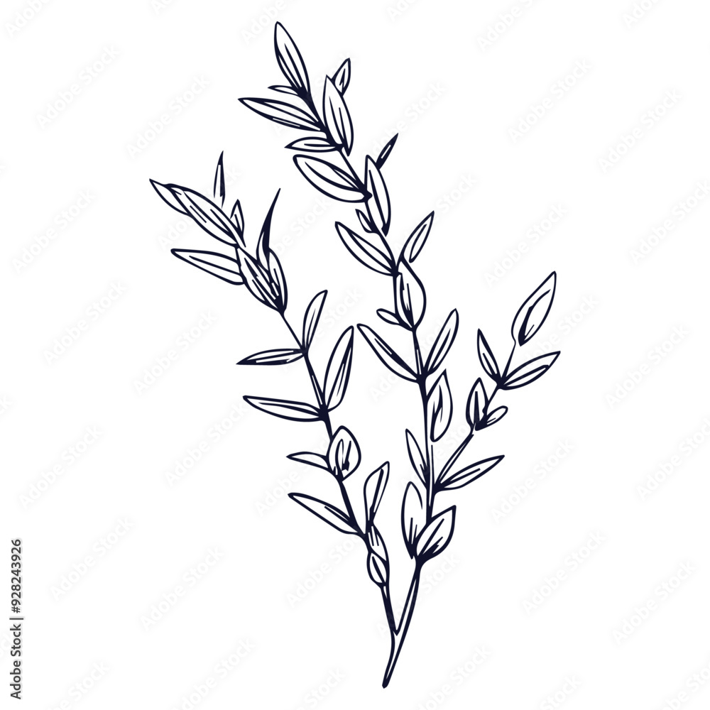 Flat design simple flower outline isolated Flat design simple flower outline isolated