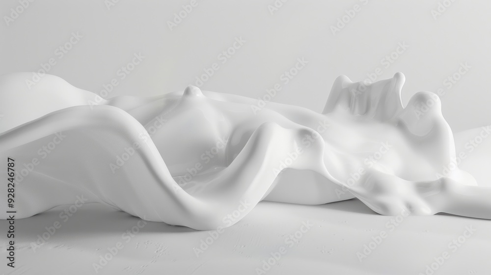 Abstract Sculpture of a Human Form Abstract Sculpture of a Human Form