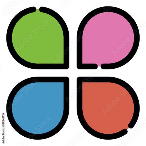 petal diagram icon
