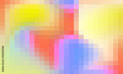 Vector abstract and colorful pixel background