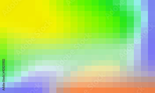Wallpaper Mural Vector abstract and colorful pixel background Torontodigital.ca