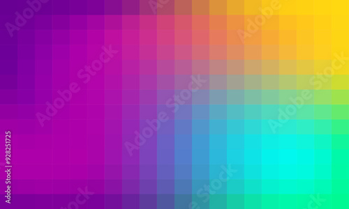 Vector abstract and colorful pixel background