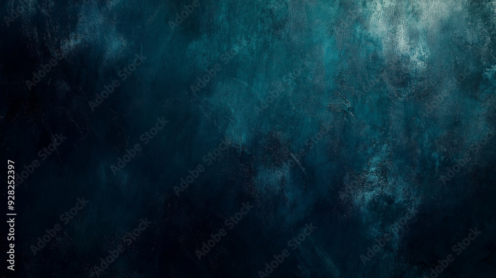 Abstract blue and green texture resembling underwater scenery in dim lighting Abstract blue and green texture resembling underwater scenery in dim lighting