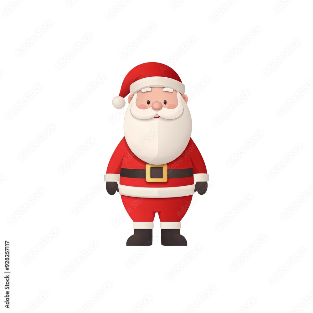 A cheerful cartoon Santa Claus in a red suit, bringing joy and holiday spirit to Christmas festivities. A cheerful cartoon Santa Claus in a red suit, bringing joy and holiday spirit to Christmas festivities.