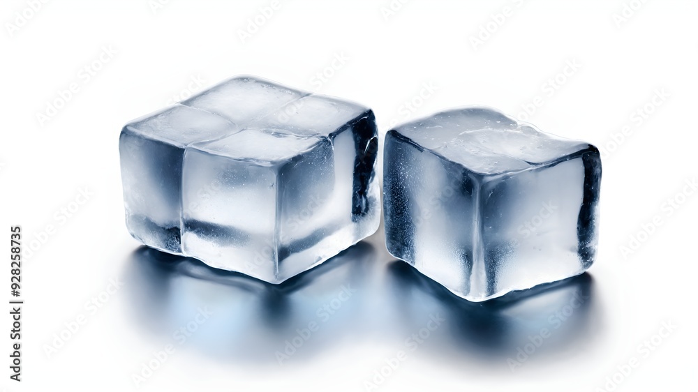 ice cube isolated on white background ice cube isolated on white background