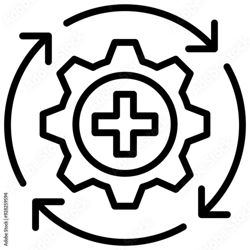 incident management outline icon