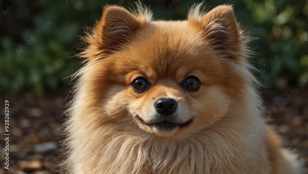 Obraz premium pomeranian dog portrait