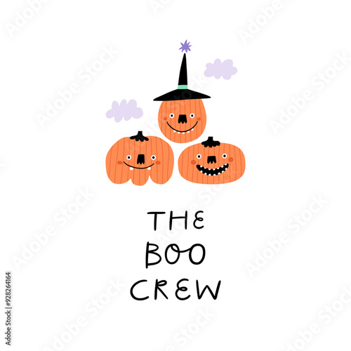 The Boo Crew Halloween t shirt Design. 