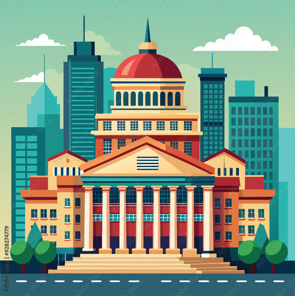 Obraz premium Building Illustration