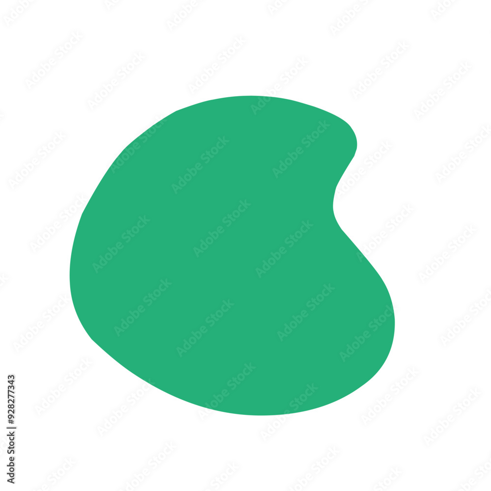 Green Abstract Blobs