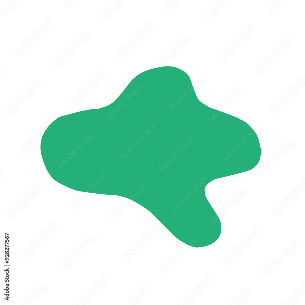 Green Abstract Blobs Green Abstract Blobs
