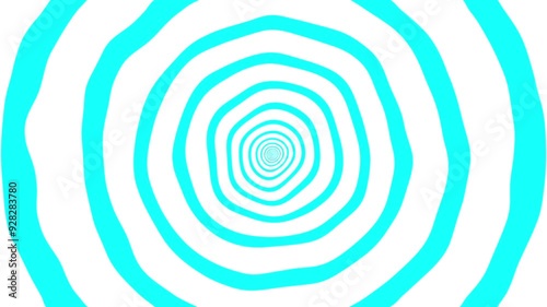 White and Cyan Trippy Background Effect