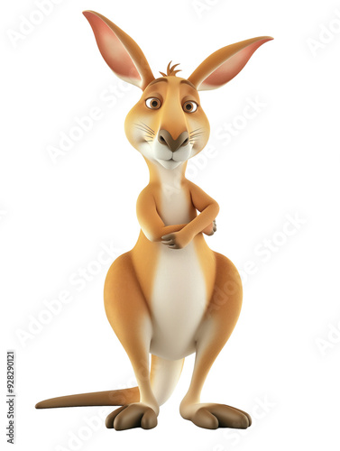Kangaroo Cartoon 3D
