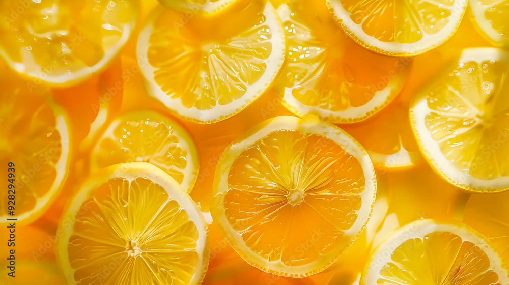 Fresh yellow lemon pieces of different sizes. Texture formed by citrus pieces. Fresh yellow lemon pieces of different sizes. Texture formed by citrus pieces.