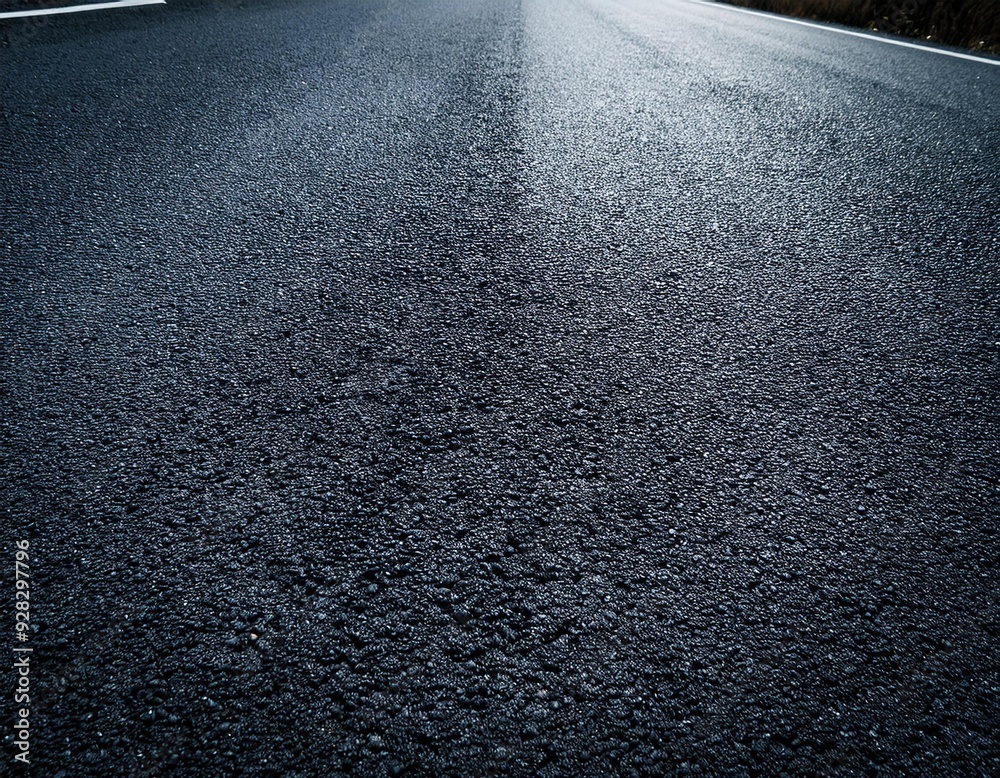 Fototapeta premium Close up Dark Asphalt road textured 