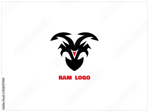 RAM LOGO design, vector, icon, illustration ,which contain a brand name or identity .