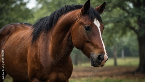 portrait of a horse