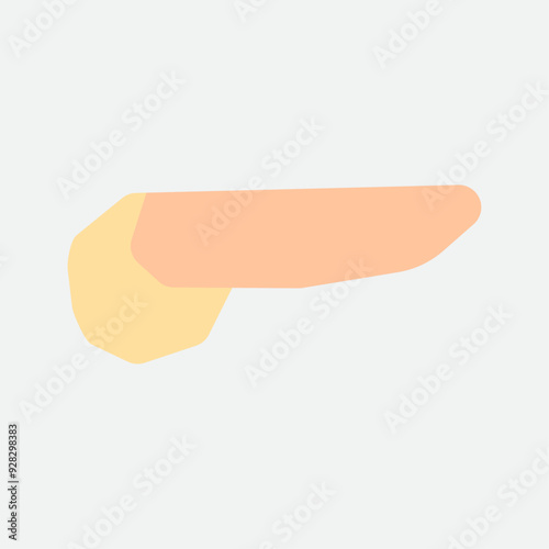 Abstract Body Organs illustration design for social media template