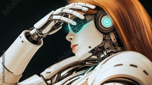 Concept of futuristic technology