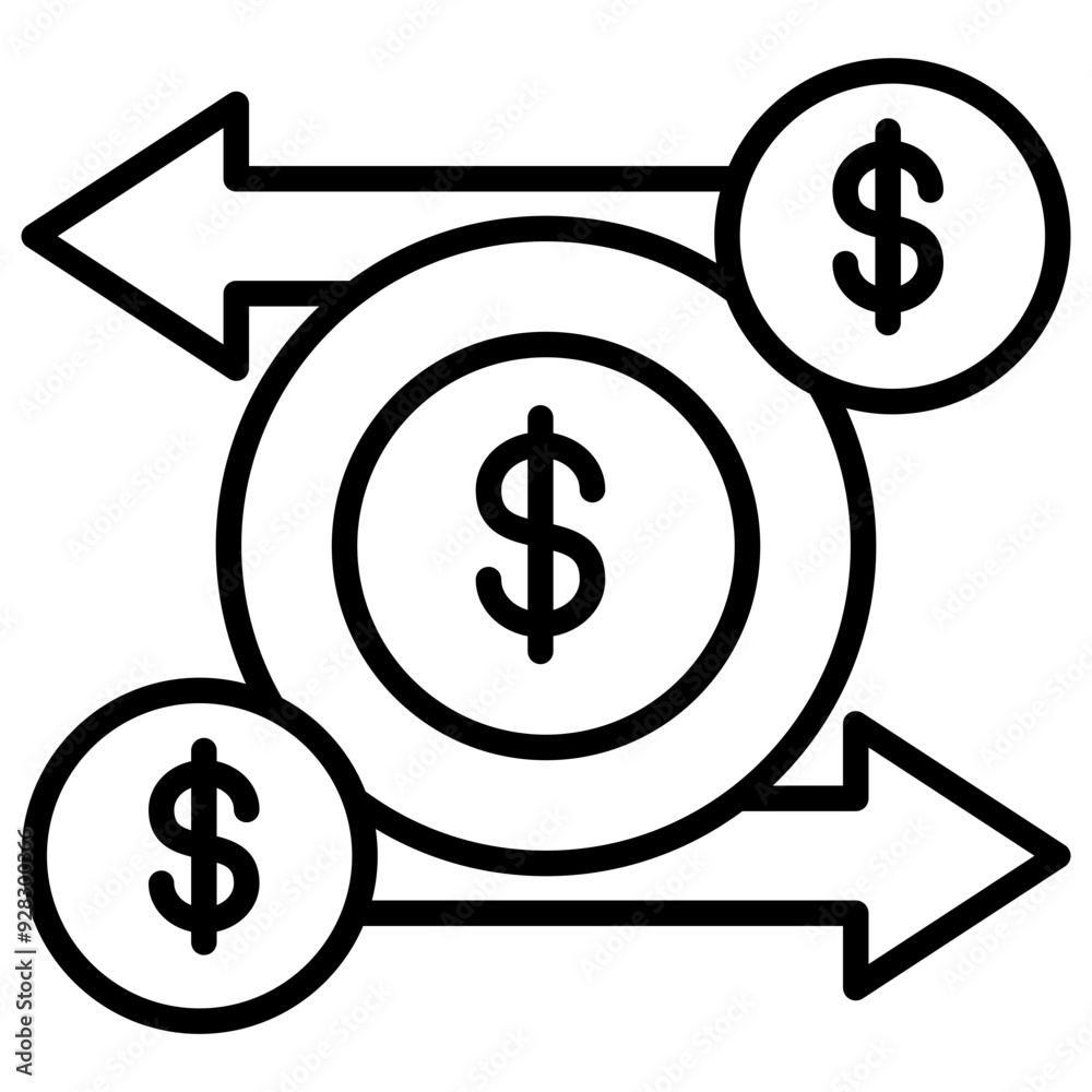 Cash Flow Icon Cash Flow Icon