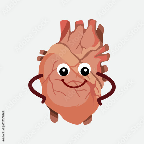 Abstract Body Organs illustration design for social media template