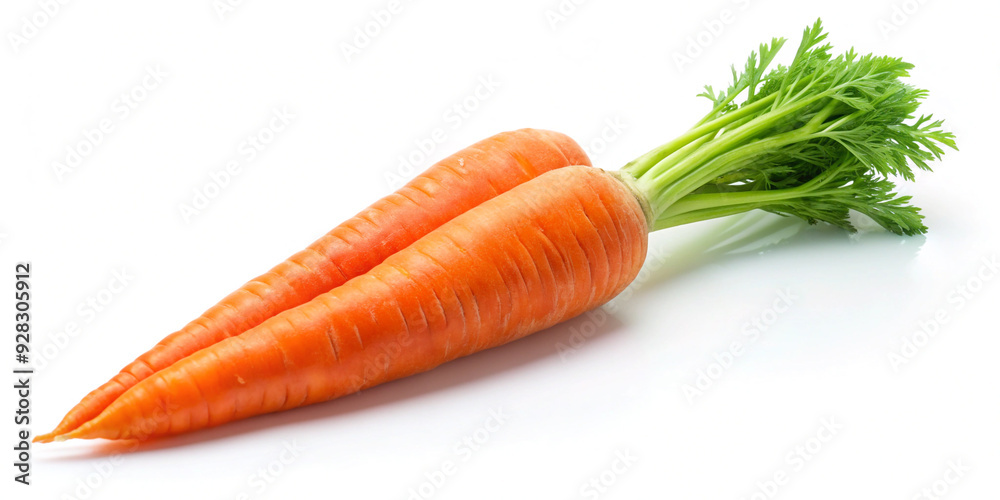 Fresh Carrot Isolated on White Background Fresh Carrot Isolated on White Background