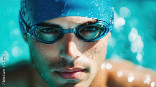 Close Up of a Swimmer