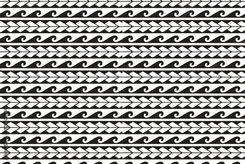 Greek key Varsace Pattern Design with Geometric art