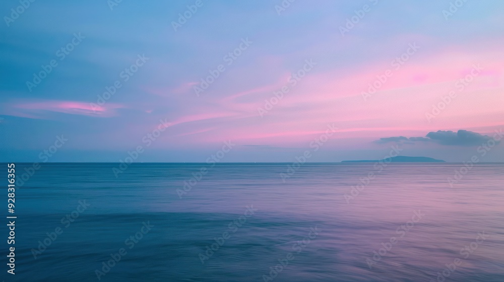 Serene Seascape at Sunset Serene Seascape at Sunset